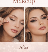 Gallery image makeup after